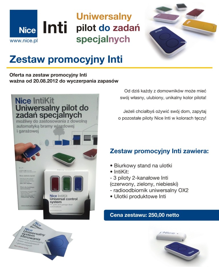 Zestaw promocyjny Inti!