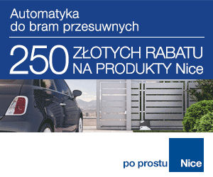 Skorzystaj z promocji - 250 złotych rabatu na zakup produktów Nice!