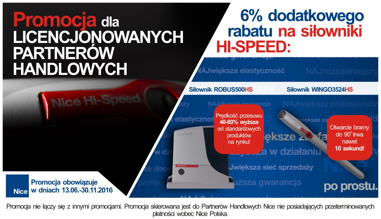 Promocja dla licencjonowanych Partnerów Handlowych