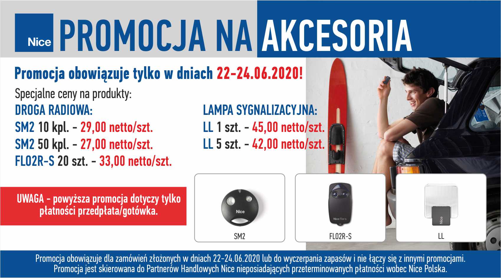 Promocja na akcesoria Nice