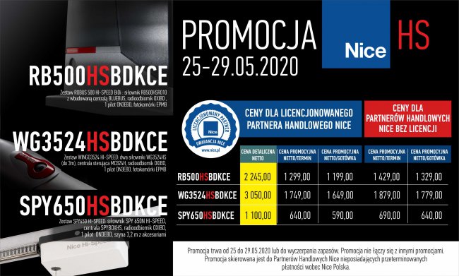 PROMOCJA NICE HS
