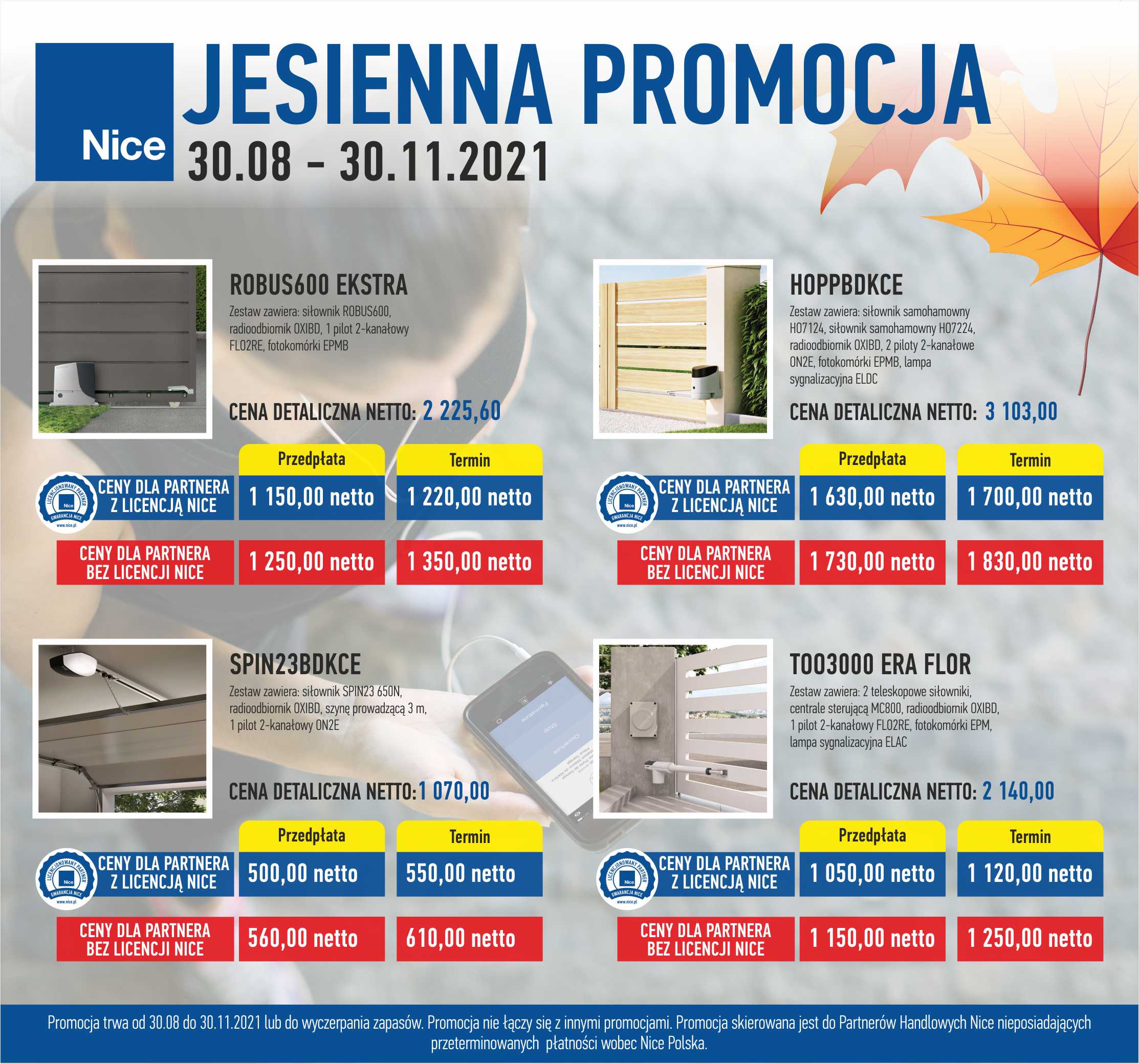 JESIENNA PROMOCJA NICE - 30.08-30.11.2021