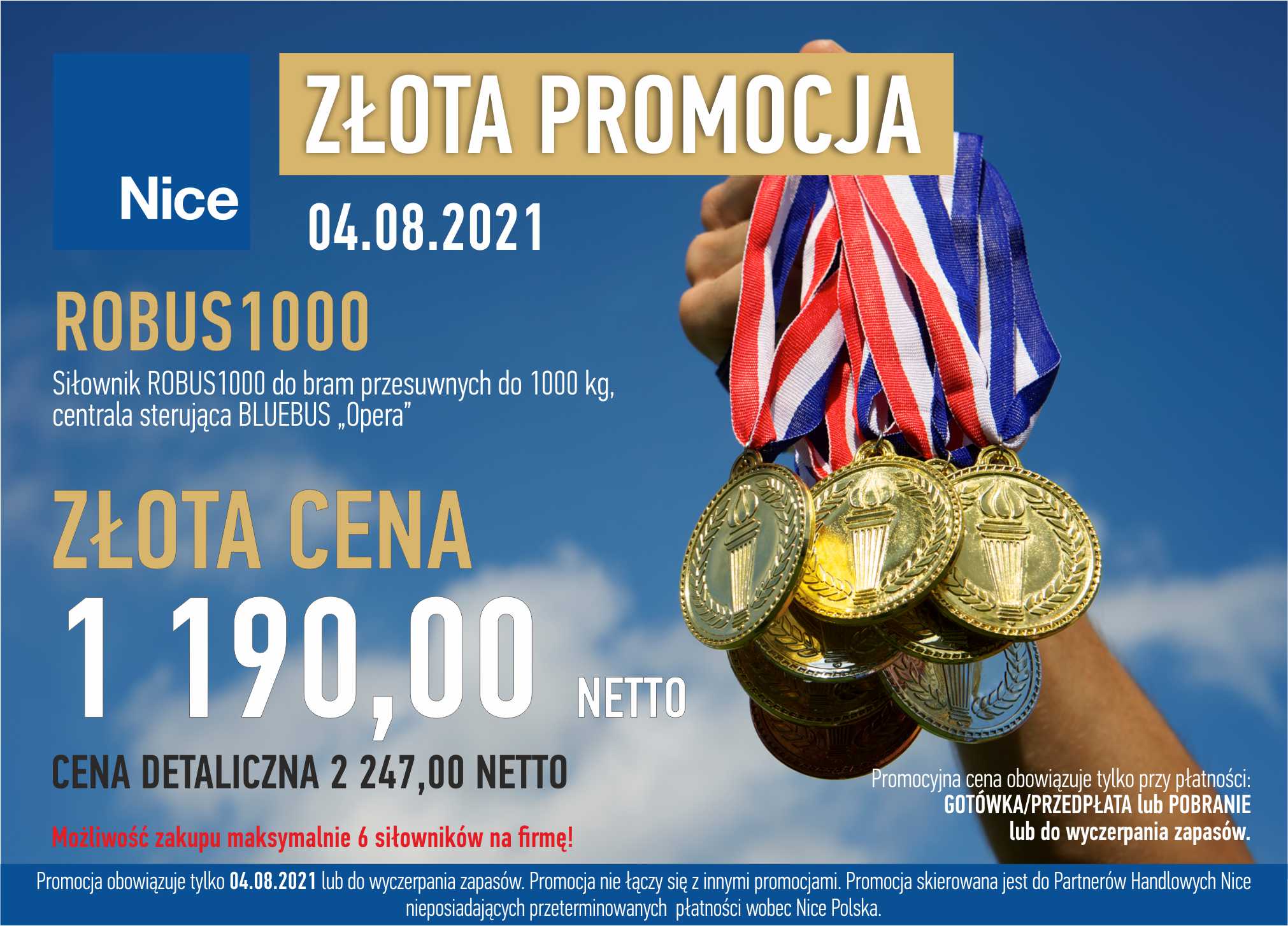 ZŁOTA PROMOCJA NICE 04.08.2021