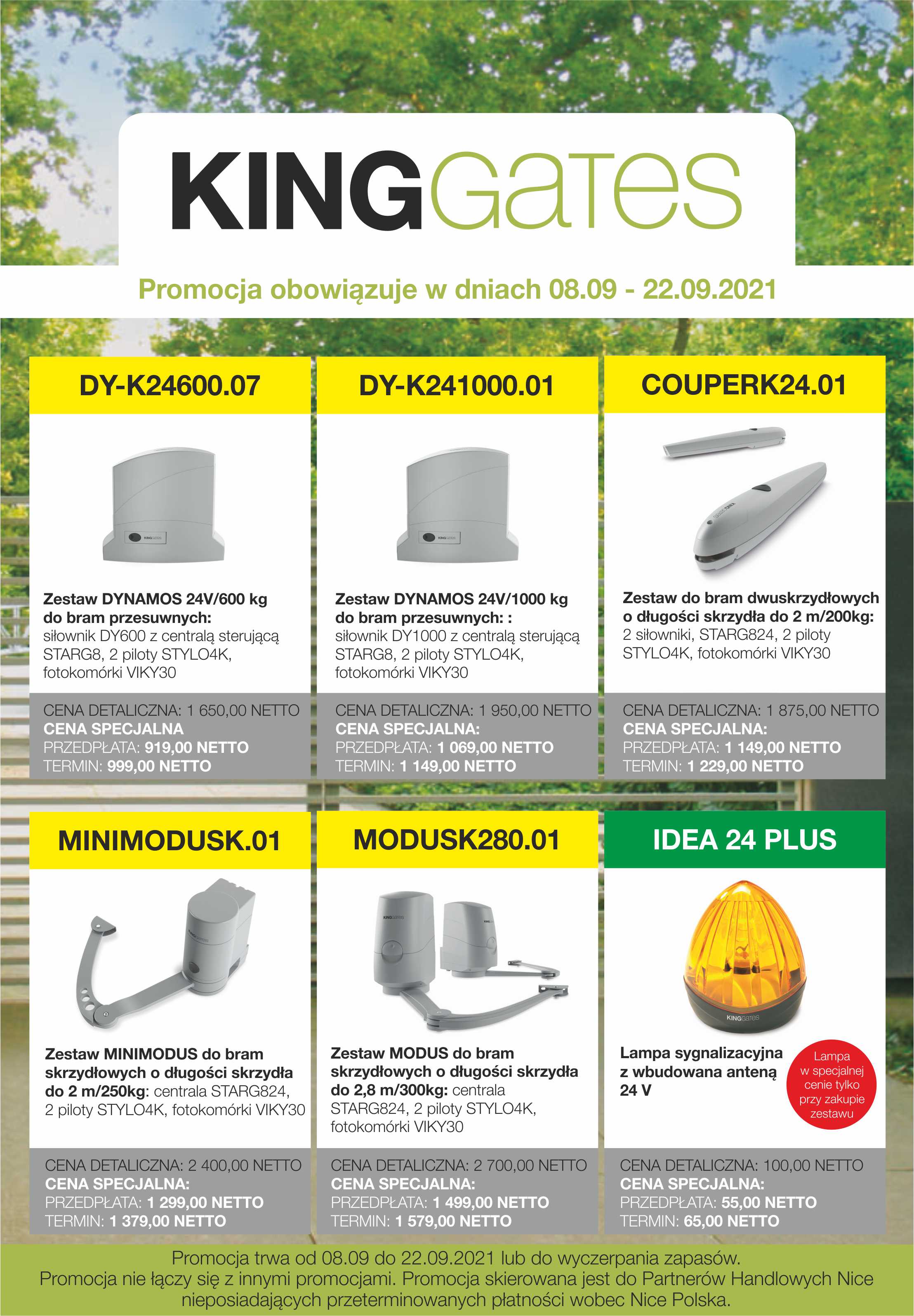 Promocja KINGgates 08-22.09.2021