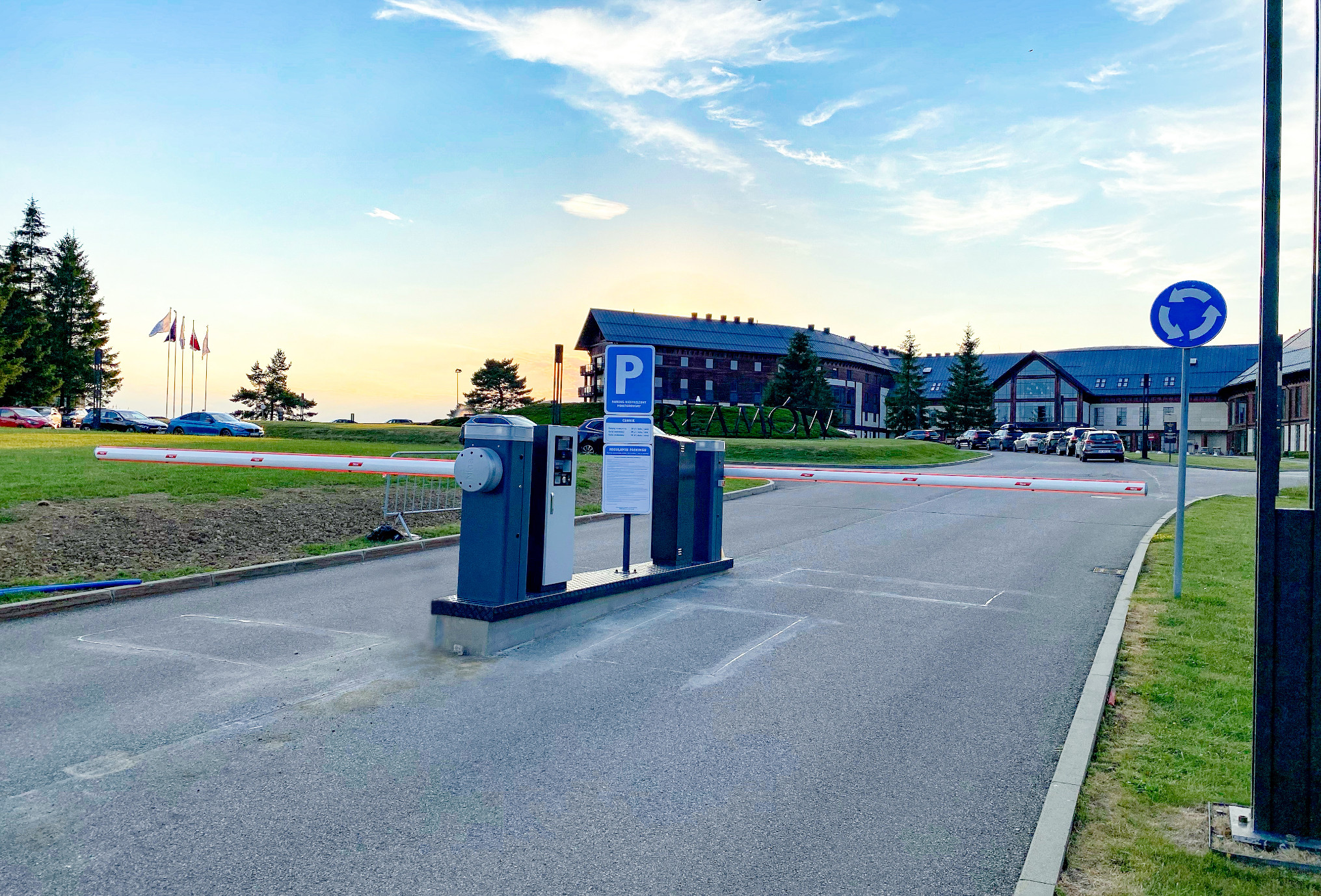 System Parkingowy NicePark w kompleksie  hotelowym Arłamów