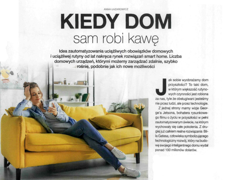 „Kiedy Dom sam robi kawę” – publikacje Nice  w magazynach Forbes i Business Insider