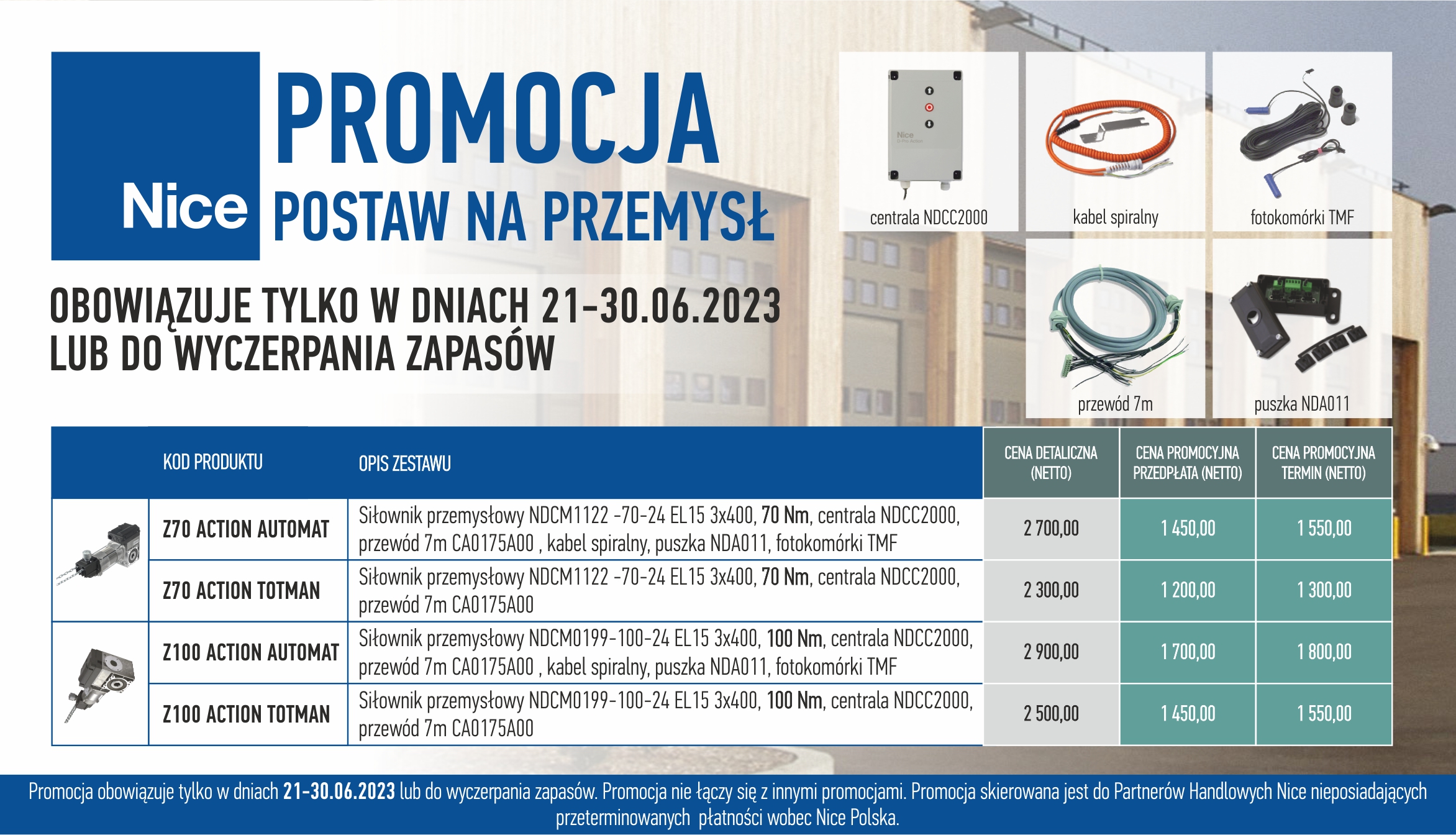 Promocja Nice - POSTAW NA PRZEMYSŁ