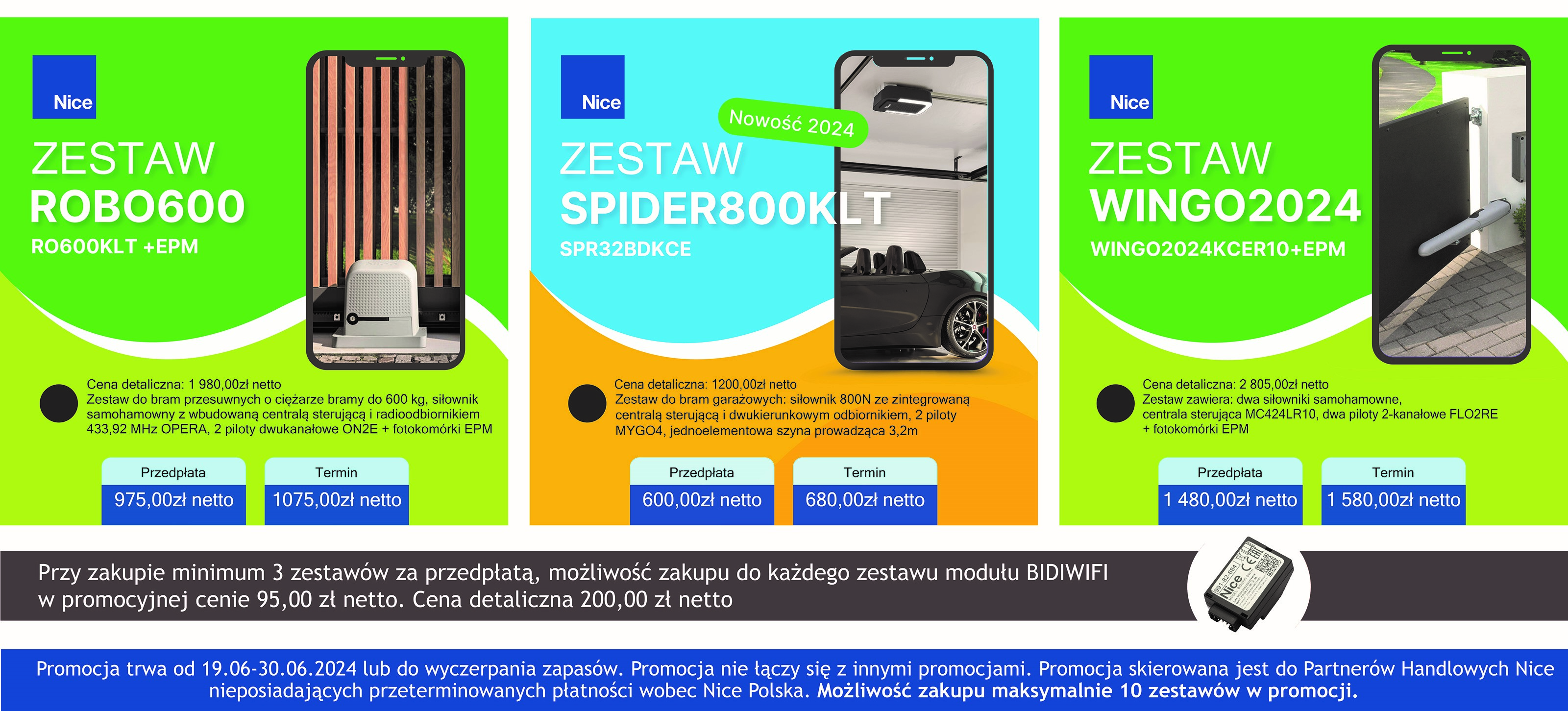 Czerwcowa promocja na zestawy do bram (19.06-30.06.2024)