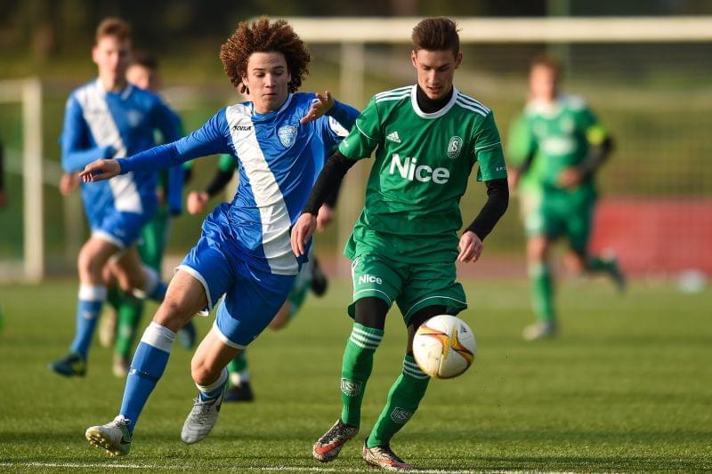 Wspierana przez Nice drużyna juniorów Stadionu Śląskiego wygrywa pierwszy barażowy mecz o awans do Centralnej Ligi Juniorów